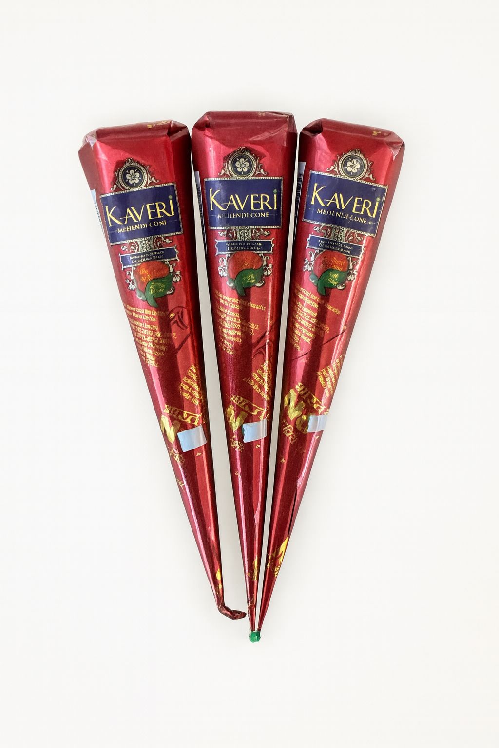 Kaveri Mehendi Cone Pack of 3 – 100% Natural Henna | Deep Rich Color