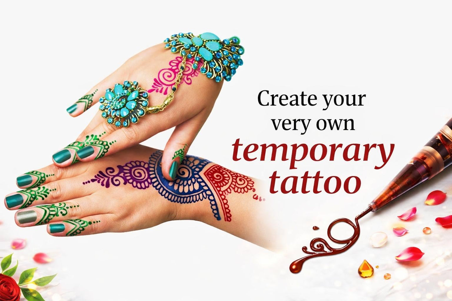 Neha Coloured Henna Cones Pack Of 12